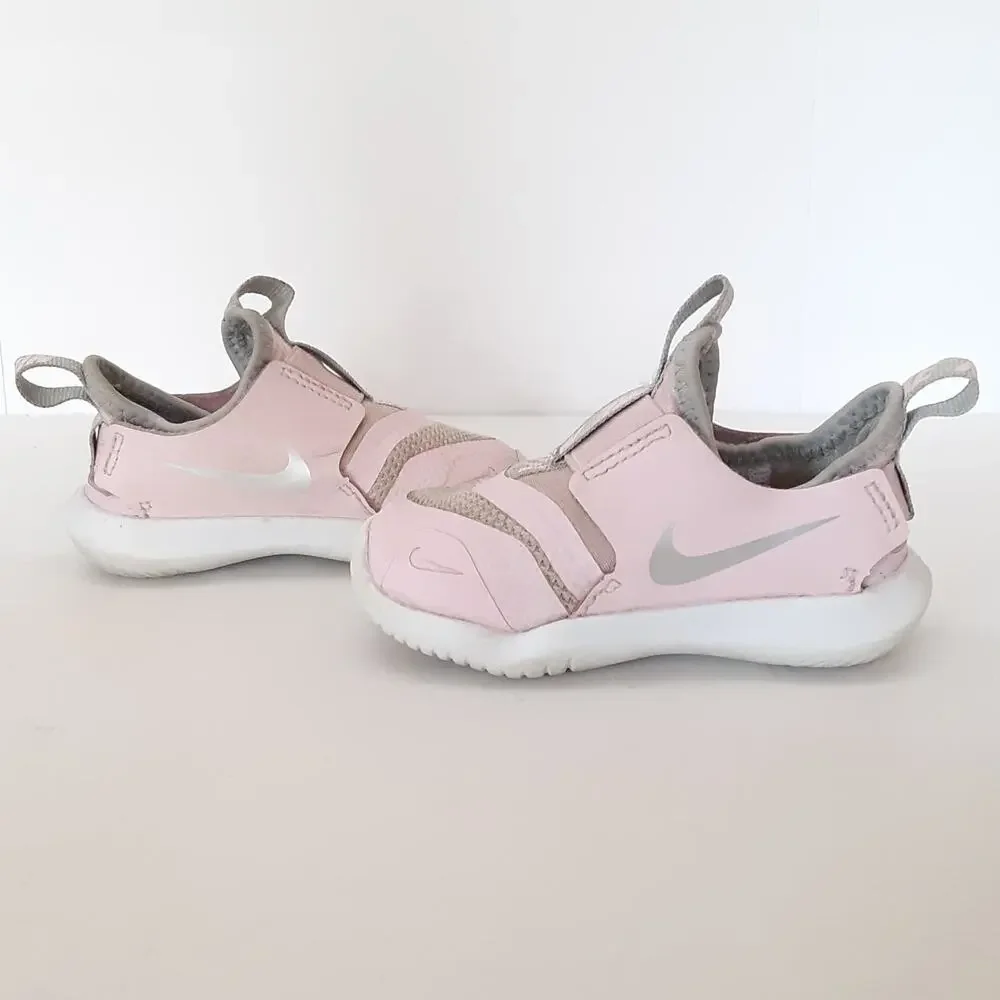 Nike Flex Runner Girls 5C Pink Mesh Running Shoes Pink Sneakers AT4665-609